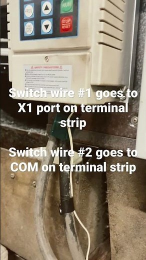 Remote switch VFD control for dummies