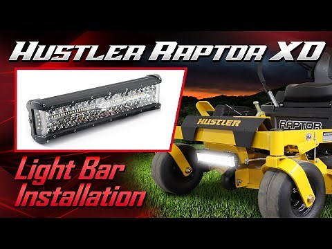 Hustler Raptor XD Light Bar Kit Installation - Hustler Mower Light Kit