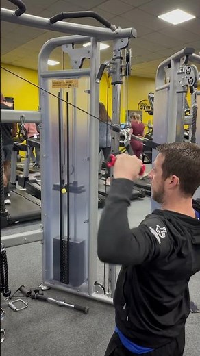 Unilateral Cable Face Pull with External Rotation