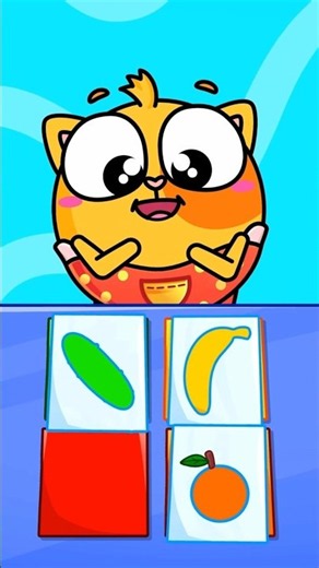 Let's match colors, fruits and vegetables 🍌💛 Fun color play challenge #forkids