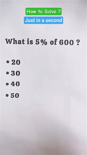 How to Solve Percentages Effectively
