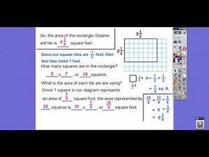 Area and Mixed Numbers - Lesson 7.7 Go Math!