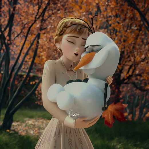 Adorable Princess Anna and Olaf Moments from Frozen