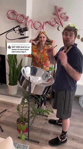 Celebrating ZEZE Day 200 with the Queen of Steel Drum Adlibs!