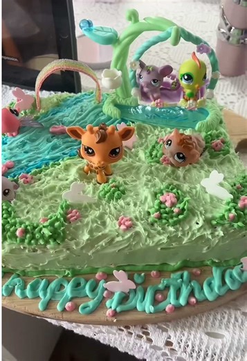 lps cake goes hard #birthday #cake #decoratingcake #lps | cakes