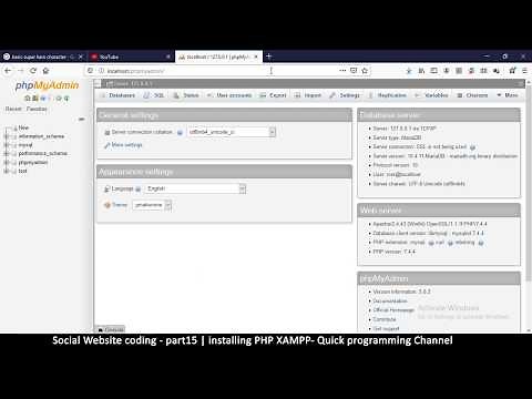 Social Website from scratch - Part 15 - Installing Xampp | OOP PHP with MYSQL Database