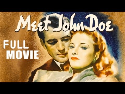 Meet John Doe (1941) Romcom Drama | Frank Capra [Full Movie]