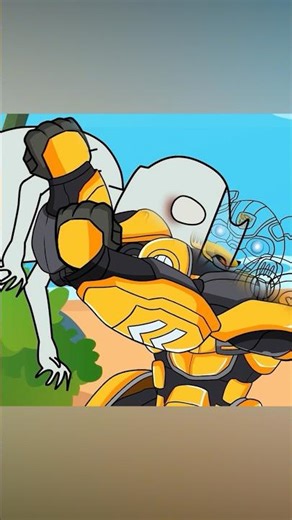 Bumblebee Colorful 😱 #shorts #bumblebee #animation #funny