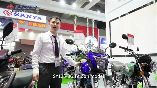 Descubre la nueva motocicleta Sanya en la Feria de Cantón