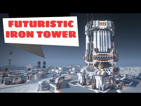 Build a Futuristic Iron Tower With Powerful Stacked Core Engines
