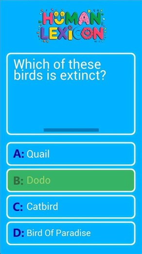 Which of these birds is extinct?