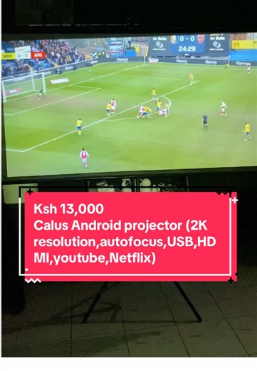 Calus Android Projector at Ksh 13,000: Your Home Cinema Solution