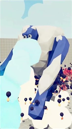 ICE Giant 👹 vs 🏹 300x Bomber #TABS