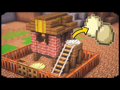 Minecraft: How to Build a Chicken Coop | Minecraft Building Ideas