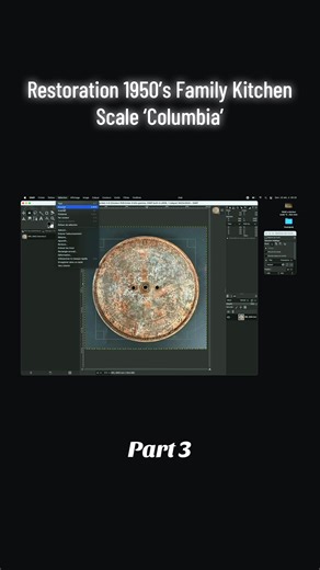 Part 3 🔥 Restoration 1950’s Family Kitchen Scale ‘Columbia’ #restoration #restore #asmr