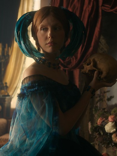 Mia Goth as Elizabeth in Frankenstein Reimagined