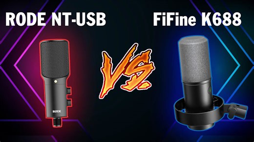 🏅 FIFINE K688 vs RODE NT-USB 🥊 ¿Qué micrófono es mejor?