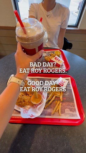 Eating at Roy Rogers = The solution to anything. 🤞😁 | Roy Rogers