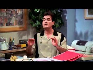 Two and half men - Charlie at alans office - Hang myself