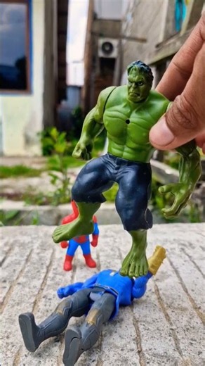 Hulk Fight kang, Spider-Man's Enemy #superhero #marveltoys #spiderman