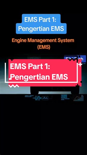 #EMS Engine Management System adalah sistem kendali pada mesin yang digunakan untuk: Mengatur dan Mengontrol seluruh sistem Pada Mesin dengan di kendalikan oleh ECU Elektronic Control System #EFI Elektronic Fuel Injektion adalah sistem bahan bakar elektronik, injeksi #ESA adalah Electronic Spark Advancer, adalah sistem pengapian yang di kendalikan secara elektronik