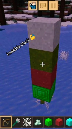 invisible block in Minecraft 🤯🤯 like and subscribe