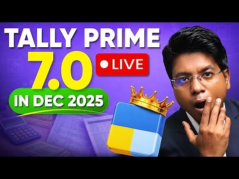 Tally Prime 7.0 Live December 2025 - What's New?