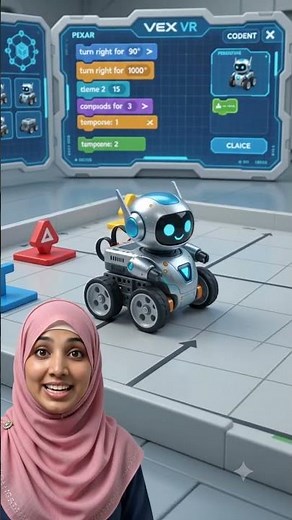 Learn Robot Coding in 40 Seconds! 🚀 Beginner Friendly 🤖 #robot #codingforkids