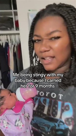 This is my baby and nobody finna touch them 😂#newborn #meme #funnymemes #ytshorts #babygirl #momtok