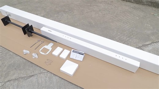 FENTECH OEM PVC Real Estate Sign Post Modern Design Easy-to-Assemble White Outdoor Vinyl Sign Post No Digging Required