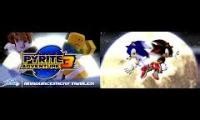 Mix of 2 videos from youtube : SA2 sonic adventure mash up roblox