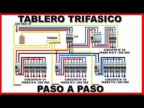 TABLERO TRIFASICO 220 VAC - 3 LINEAS SIN NEUTRO