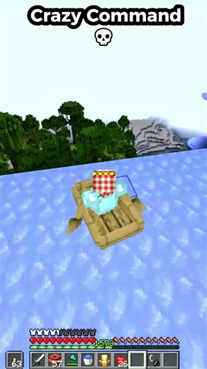 This Minecraft Command Is INSANE ☠#minecraft #minecraftshorts #shorts