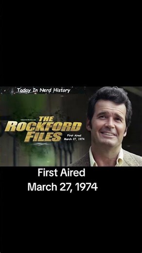 The Rockford Files first aired March 27, 1974.