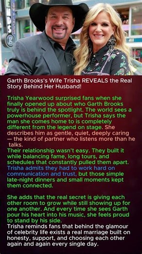 Garth Brooks’s Wife Trisha REVEALS the Real Story Behind Her Husband!