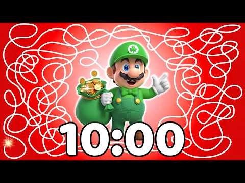 10 Minute Timer 🍀💥 | Mario Bomb Timer [ST. PATRICK'S] ☘️🪙💥 | Lucky Classroom Countdown!