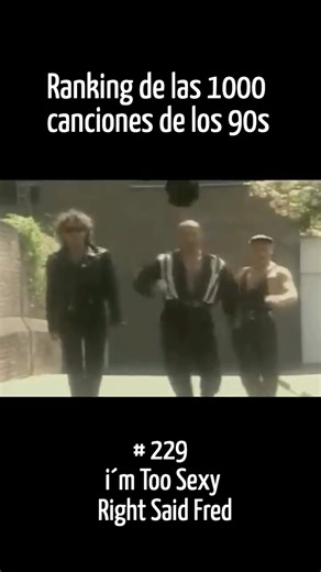 Radio90spodcast on Instagram: "I’m Too Sexy (1991) es una canción del dúo británico Right Said Fred, incluida en su álbum debut Up (1992). Escrita por los hermanos Fred y Richard Fairbrass junto a Rob Manzoli, el tema es un dance-pop con elementos de house y un tono humorístico y provocador. Fue lanzada inicialmente como sencillo independiente y rápidamente llamó la atención por su letra irónica y su actitud exageradamente confiada, parodiando el mundo de la moda y el narcisismo masculino. I’m T