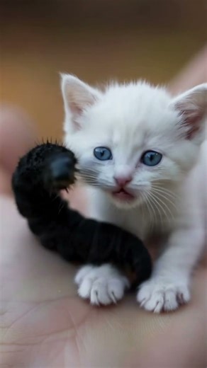 “Unbelievable Hybrid Creature! A Cat-Head Caterpillar You’ve Never Seen Before!”