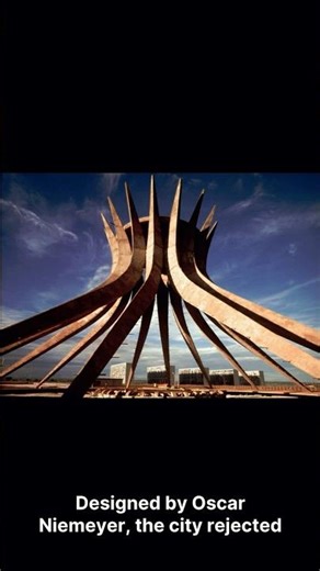 Niemeyer’s Brasília: Where Concrete Flows Like Water ✨🏢 #viralshort