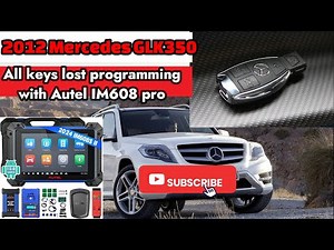 How to program all keys lost on Mercedes-benz W207,W172,W204,W211 using AUTEL IM608 PRO