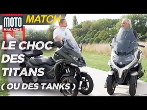 Piaggio MP3 vs Kymko CV3 550: Clash of the Titans! ▶︎ Moto Magazine Test