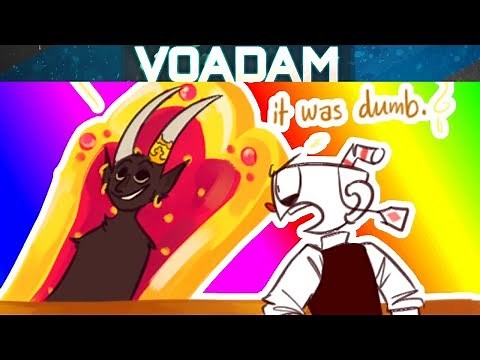 Casino Cups Part 56 (Cuphead Comic Dubs) Ask Cuphead and Mugman! With Wally Warbles and Wally Jr