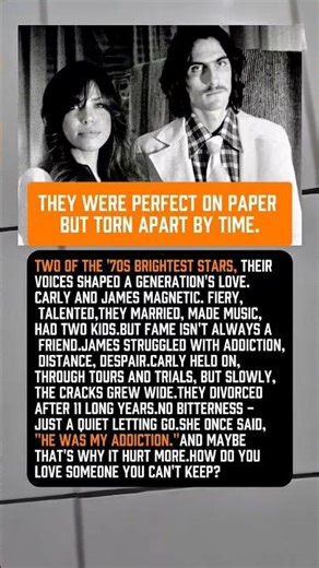 Why Carly Simon and James Taylor Couldn't Make FOREVER Work?.#shorts #celebrity #hollywood #story