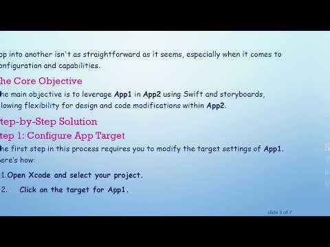 How to Use an App as a Module in Another App in iOS Swift: A Step-By-Step Guide