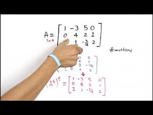 Matriz transpuesta en 1 minuto