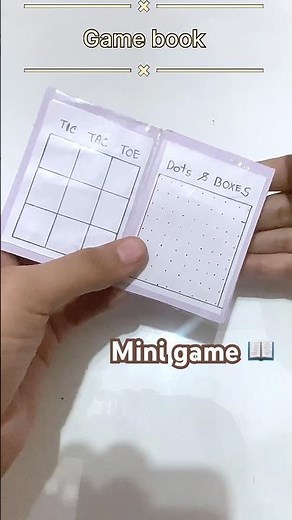 mini game book #diy #gamebook #art #craft #ytshorts