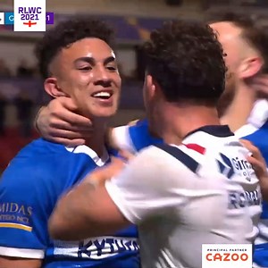 35K views · 1.1K reactions |  Greece are creating history, their first ever try at a Rugby League World Cup! Taukamo goes over following a perfectly weighted kick from Mead. #RLWC2021 | Greek Rugby League Federation | BBC Sport | Rugby League World Cup | Facebook