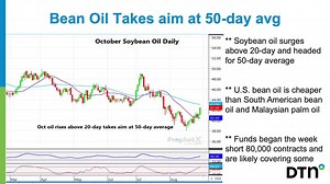 Soybean oil surges, soybeans break above key level. WATCH more in the Closing Market Comment for Aug. 29: | DTN/The Progressive Farmer | Facebook