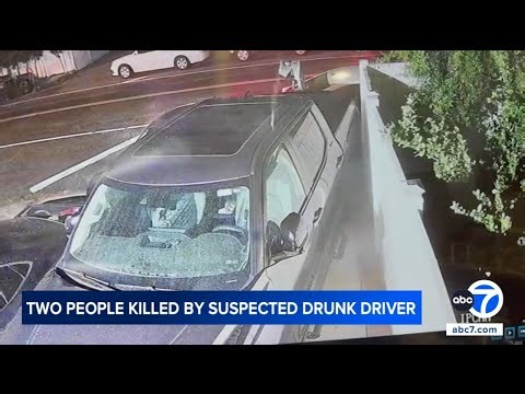 2 pedestrians killed by suspected drunk driver in violent LA crash, LAPD says
