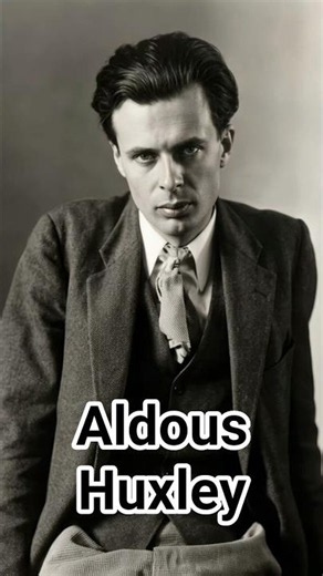 Aldous Huxley, una de los grandes escritores de ciencia ficción...